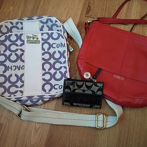 Three-piece Coach Bag Lot